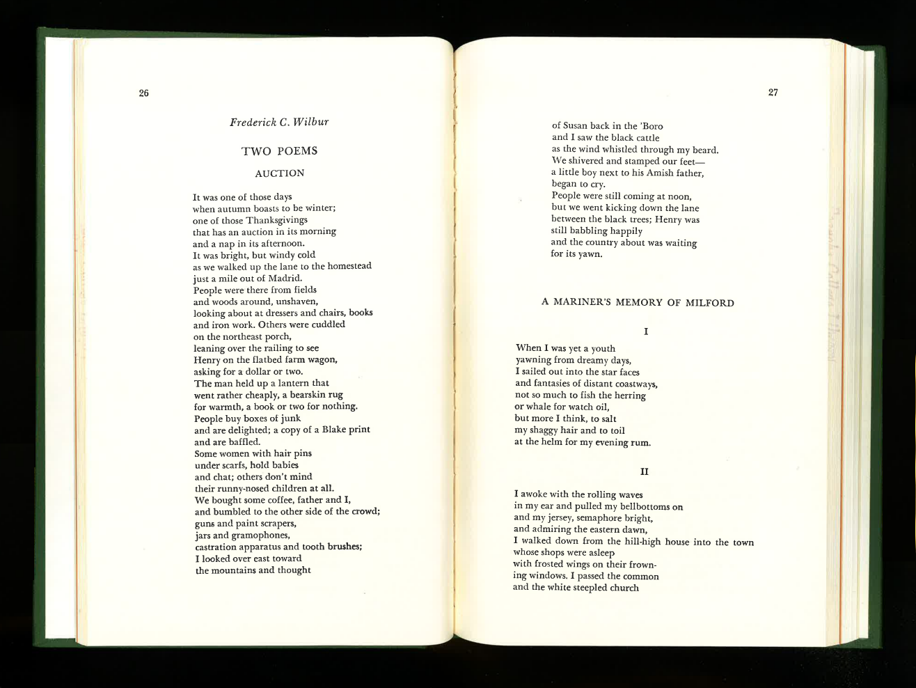 By Frederick C. Wilbur - from Roanoke Review, Fall 1968