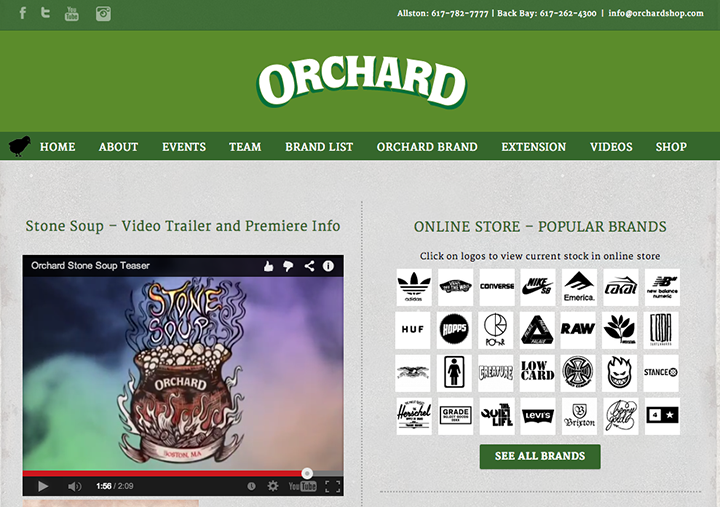 Orchard Website