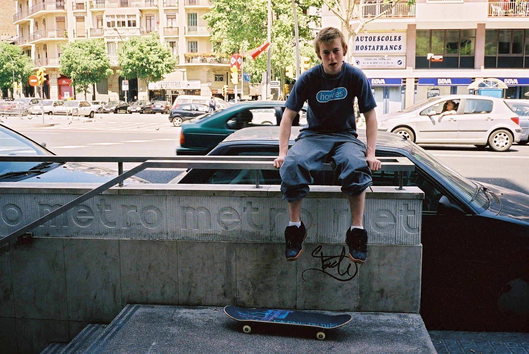  Fifty-Fifty Skateshop Team in Barcelona  