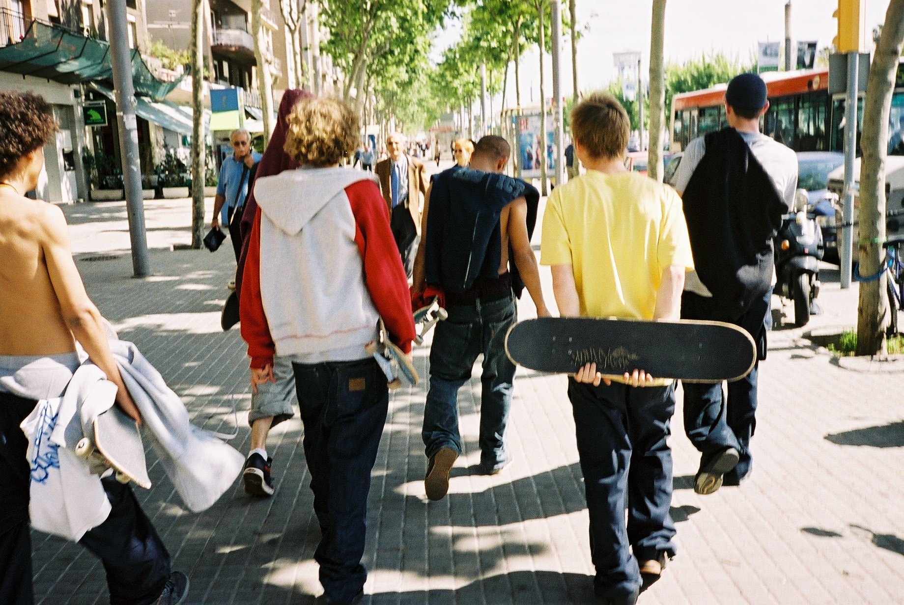  Fifty-Fifty Skateshop Team in Barcelona  