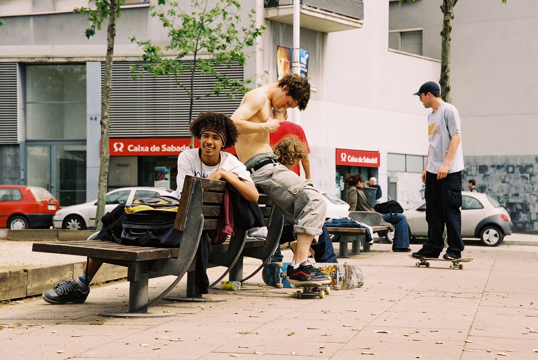  Fifty-Fifty Skate Team in Barcelona in 2003 