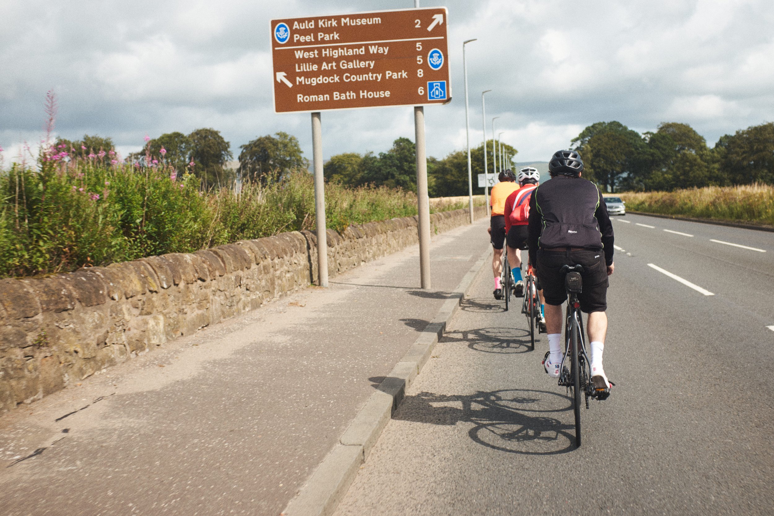 Starting off on the Why So Sad Mission from Glasgow to Edinburgh.