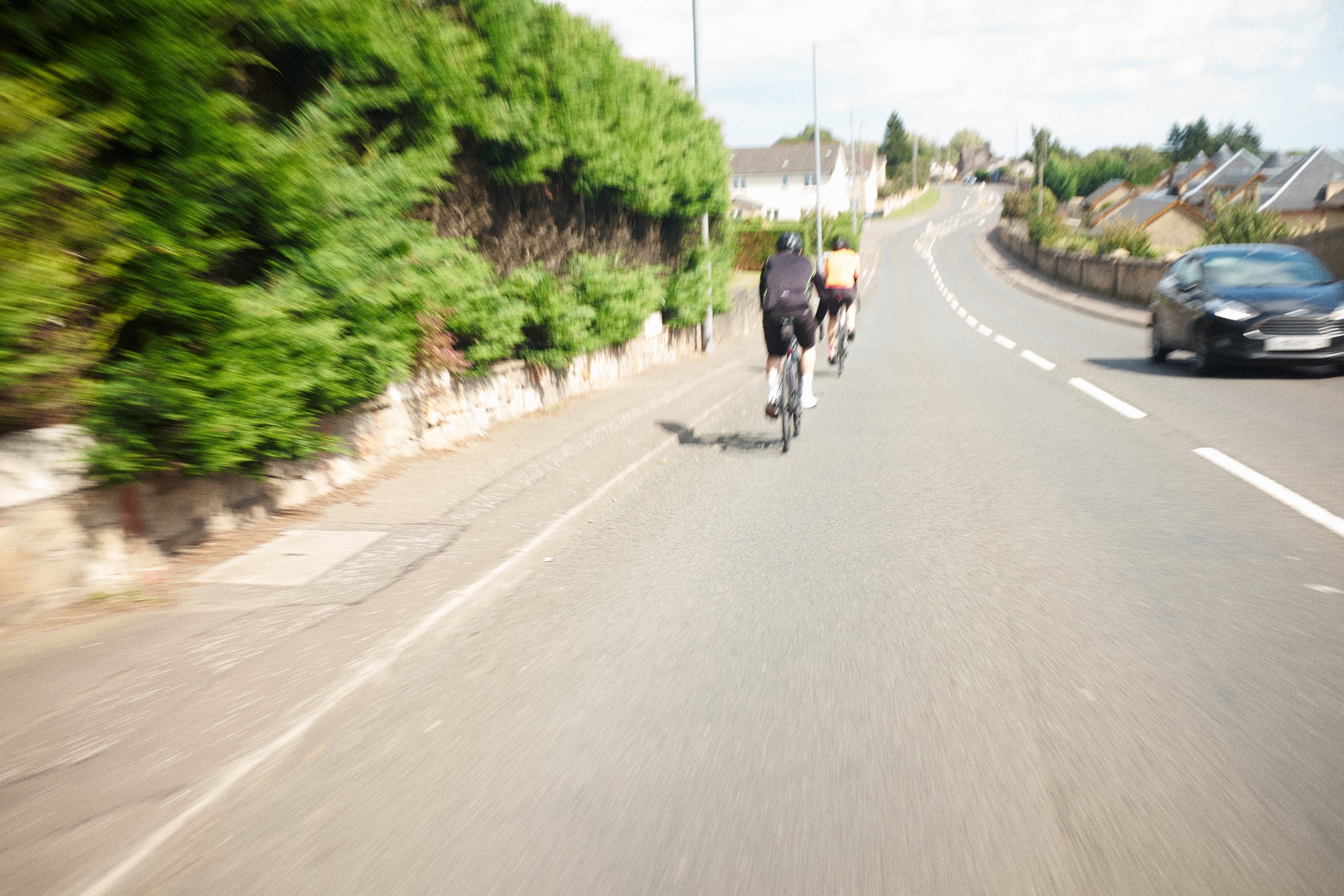 On the road to Falkirk.