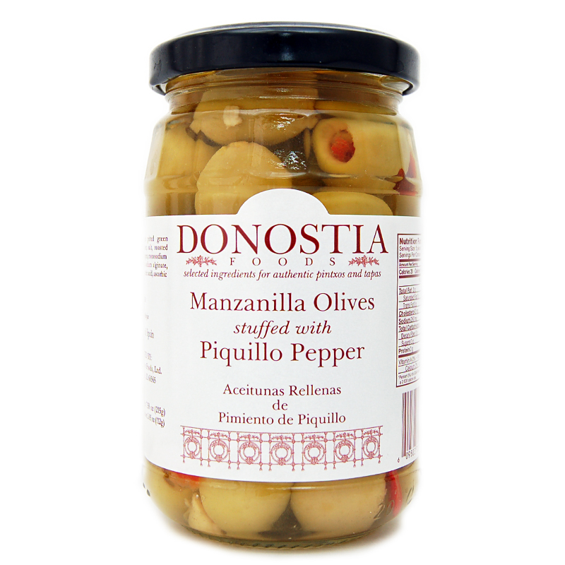 Manzanilla Olives stuffed with Piquillo Pepper