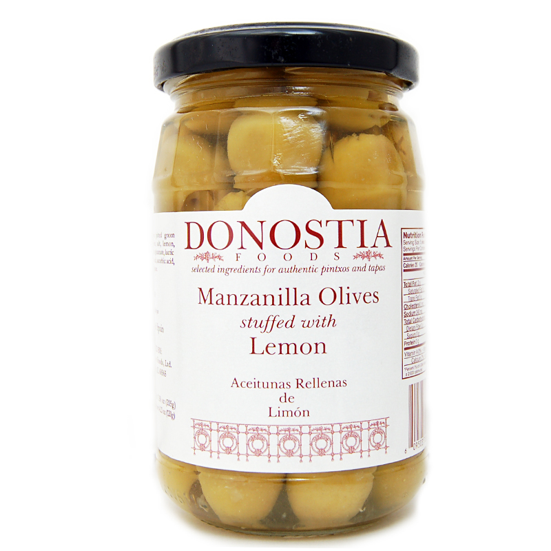Donostia Foods Manzanilla Olives stuffed with Lemon