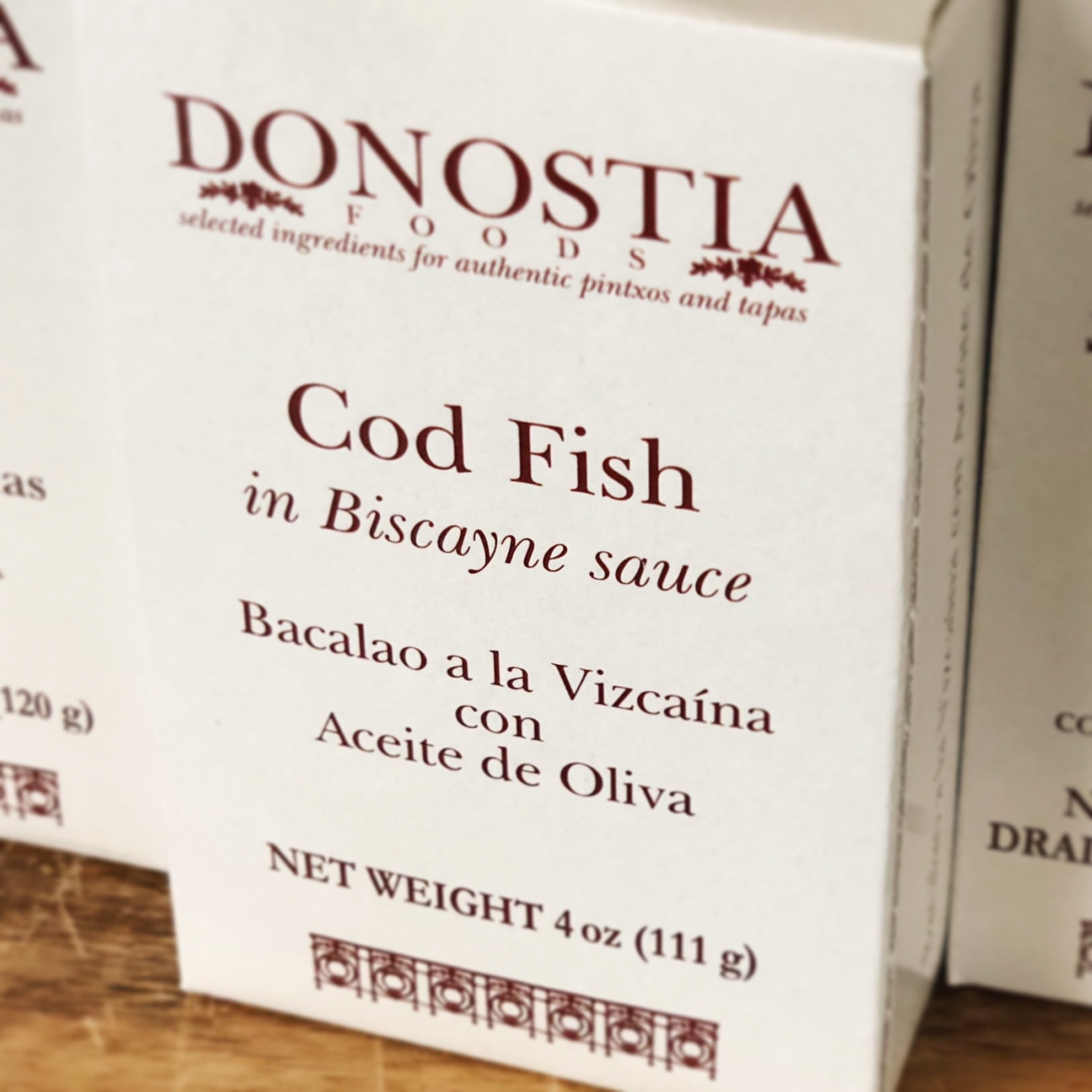 Donostia Foods Cod Fish in Biscayne Sauce