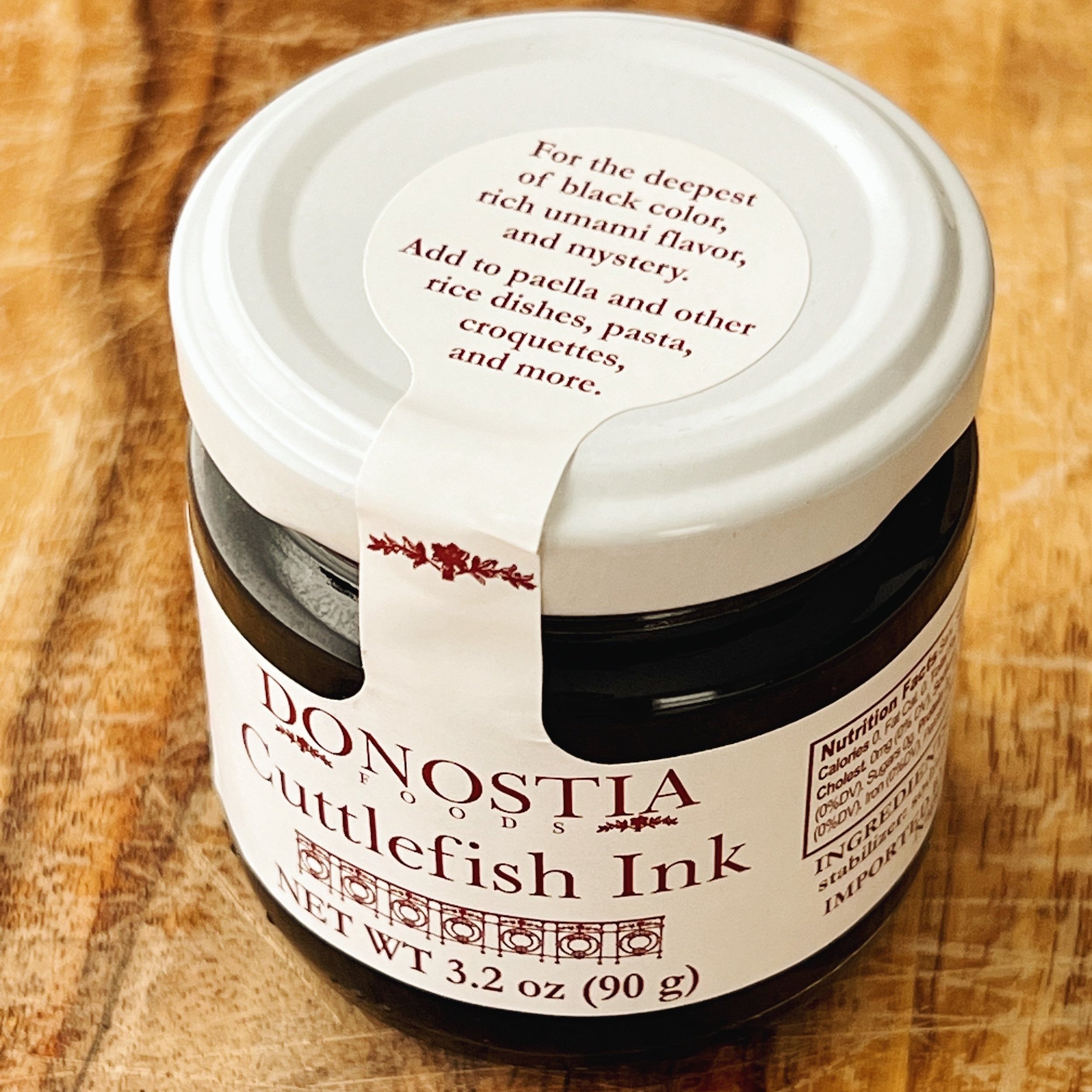 Squid ink - Cuttlefish ink - Jar - Donostia Foods