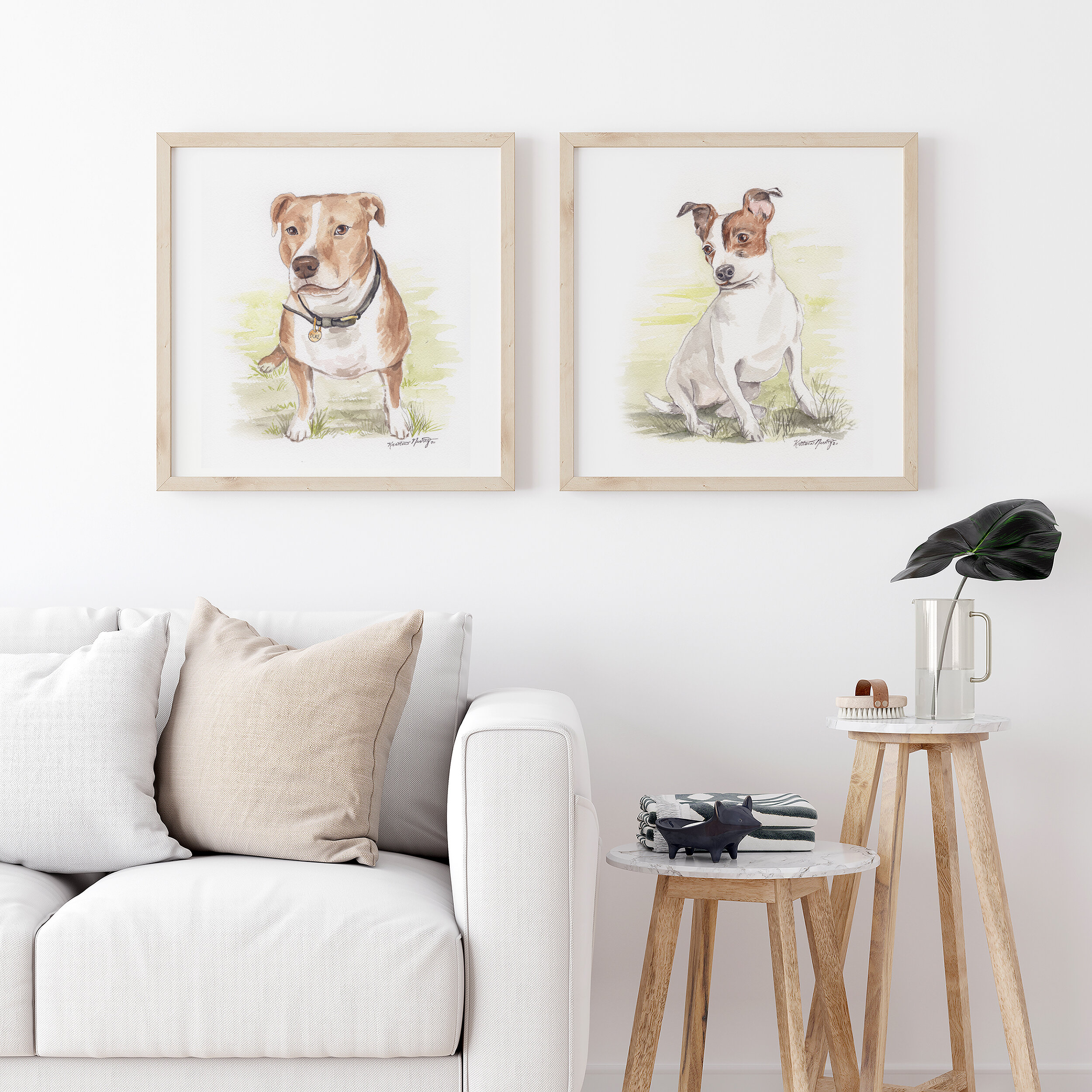 BothDogPaintings-onwall.jpg