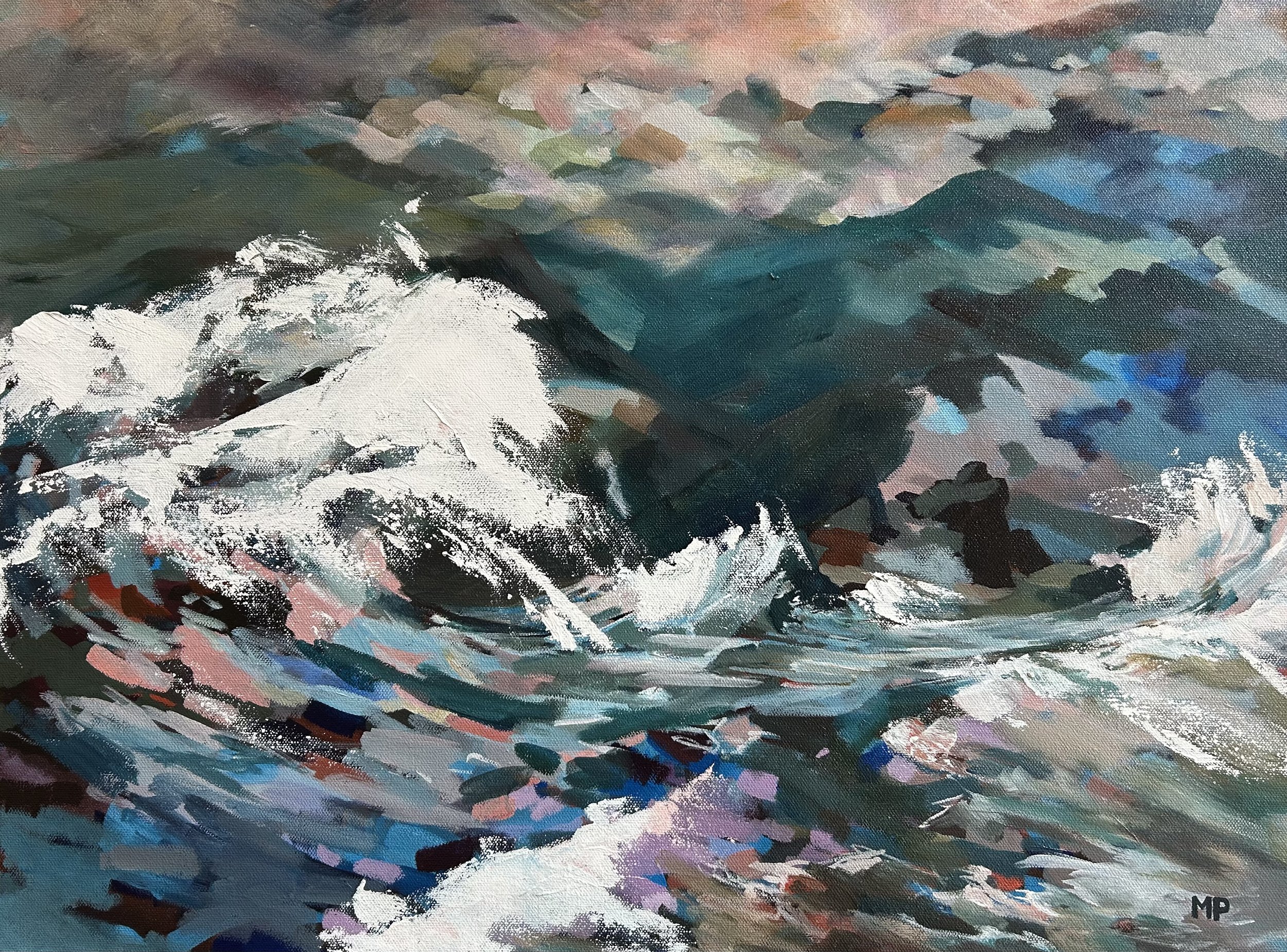 Making Sense Of The World acrylic on canvas 18”x24”