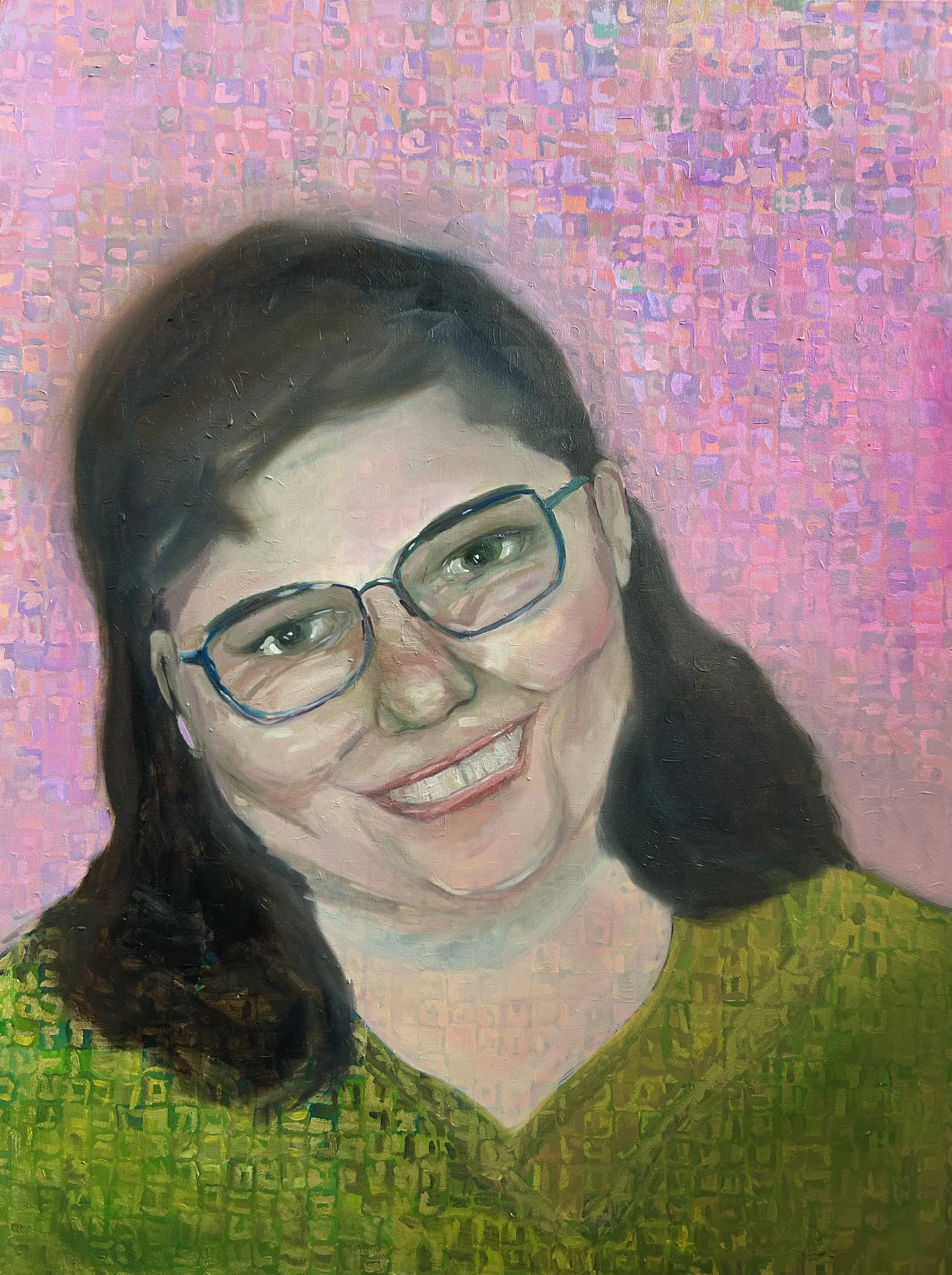  ___, 2025   acrylic and oil on canvas   48”x36” 