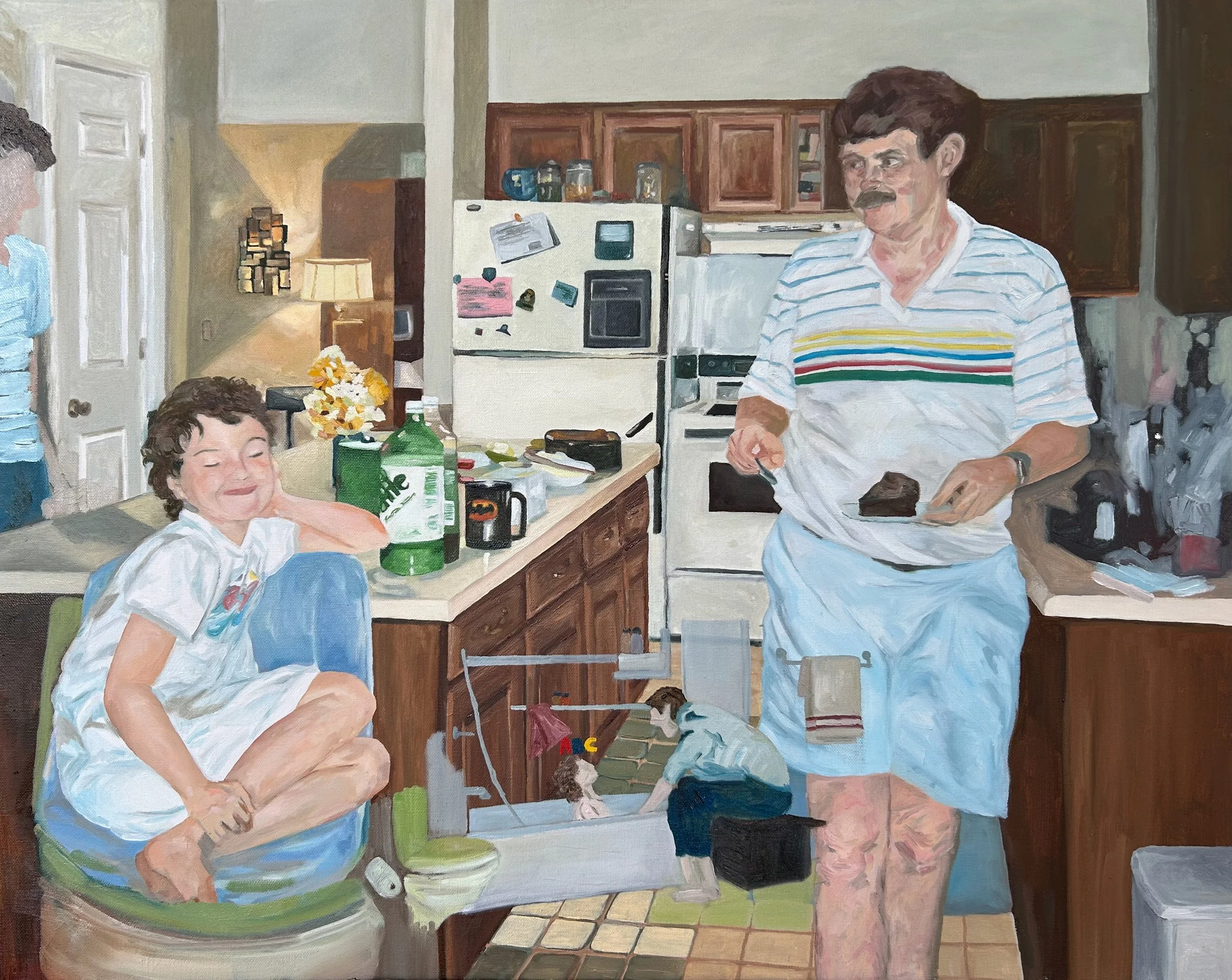  The Presence, 2025  oil on canvas  24"x30" 