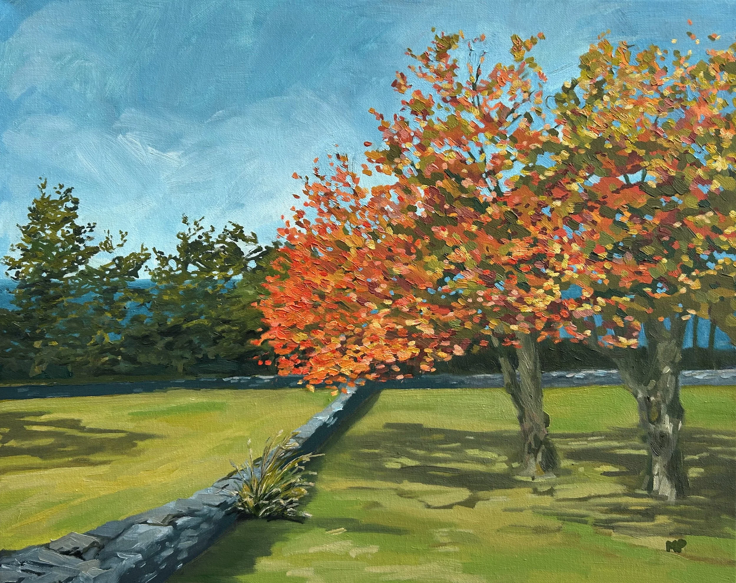  An Afternoon with Helen  oil on canvas  16”x20”  SOLD 