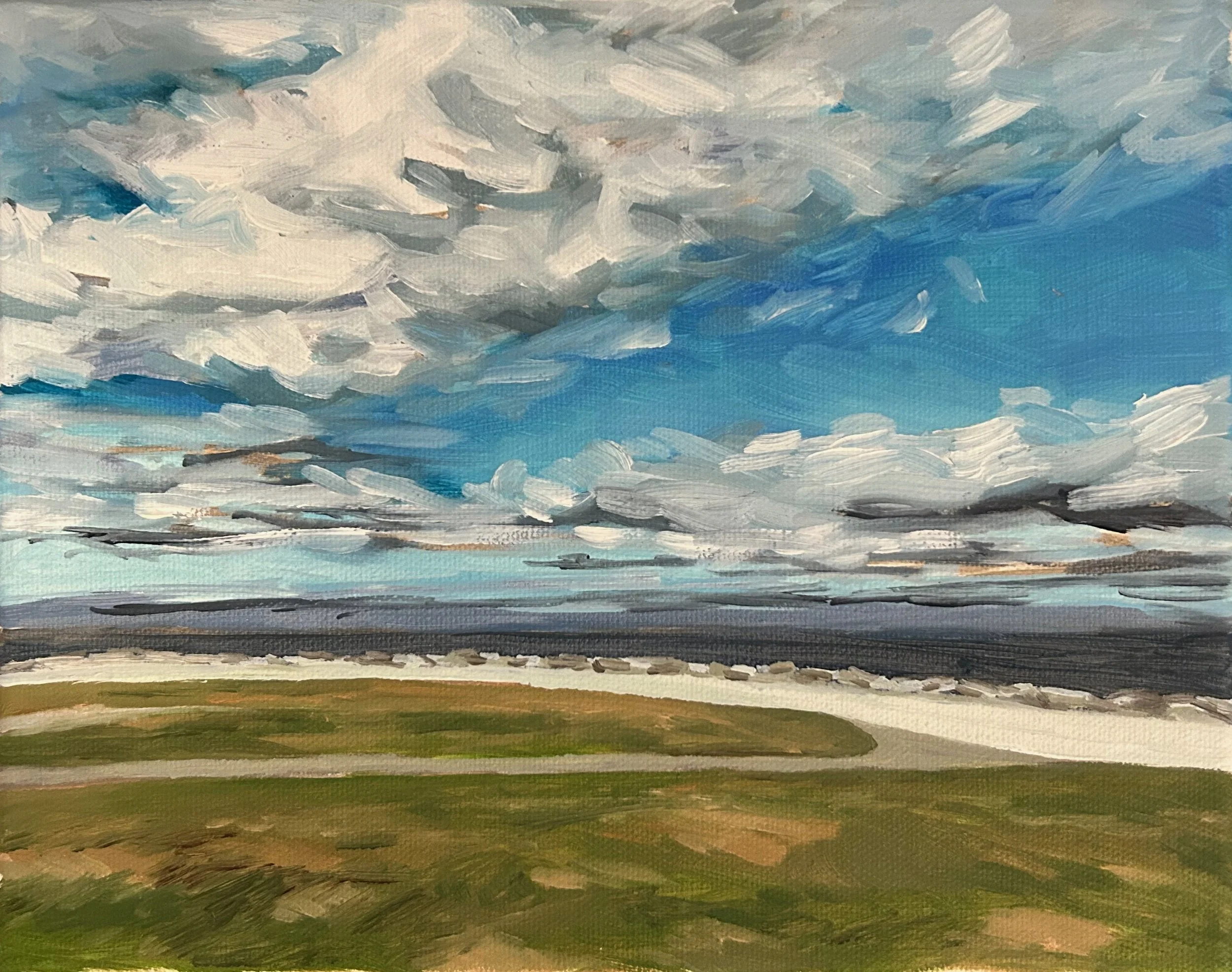  Colt State Park  oil on canvas  8”x10” 