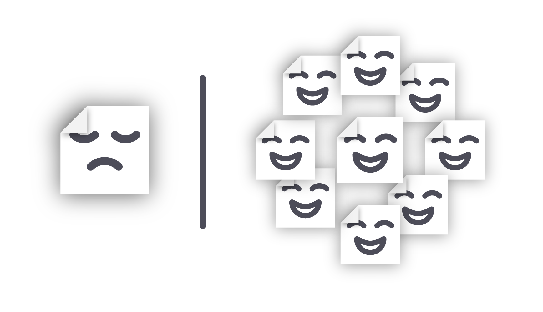 One file is sad, but many files together are happy!