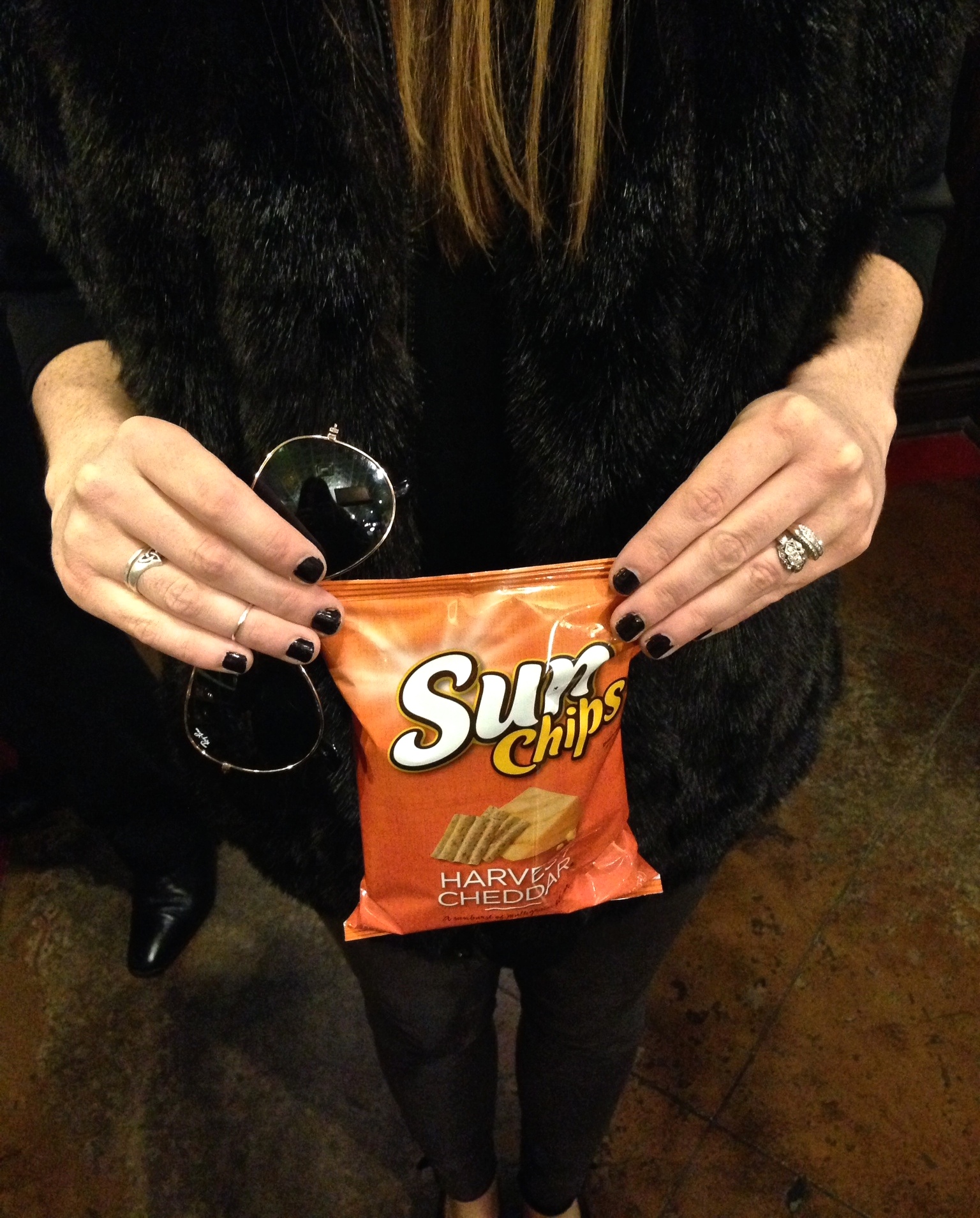 Oh, yum! The chip selection went well beyond what you might find at other sandwich chains.