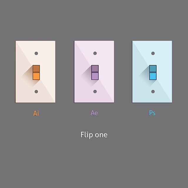 Fun challenge this week. Take three of my favorite Adobe apps, and create a unique visual for them. The designs ask the viewer to pick his or her favorite of the three.

Part Two: Switches

#vectorart #design #flatdesign #art #graphics #colors #adobe