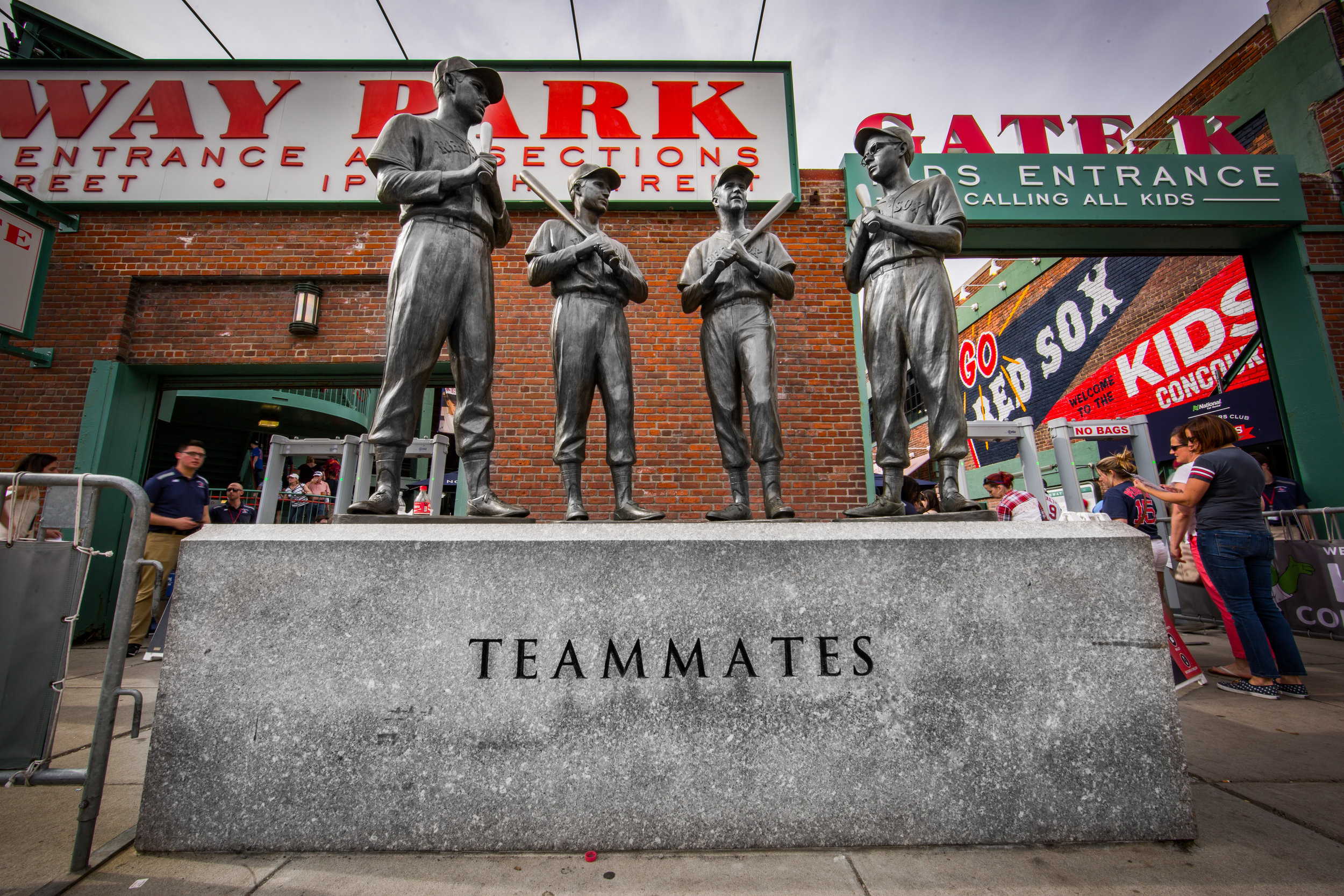 Fenway Park Teammates Statue