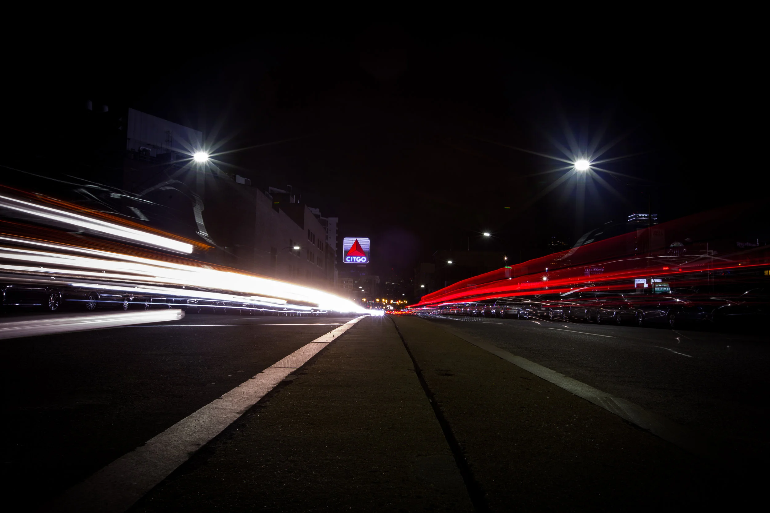 Light Streaks to the Citgo Sign
