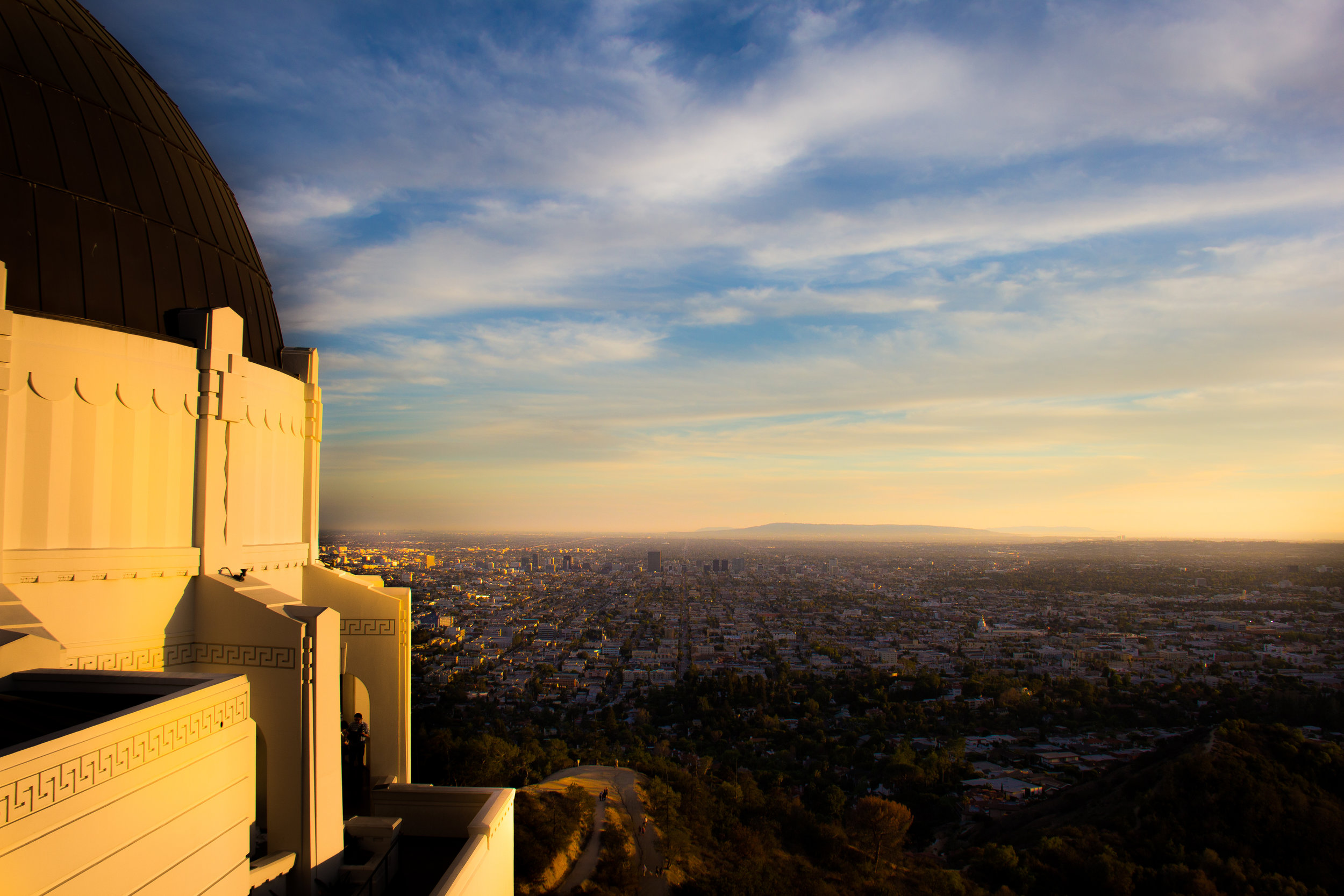 Griffith Observatory over Los Angeles