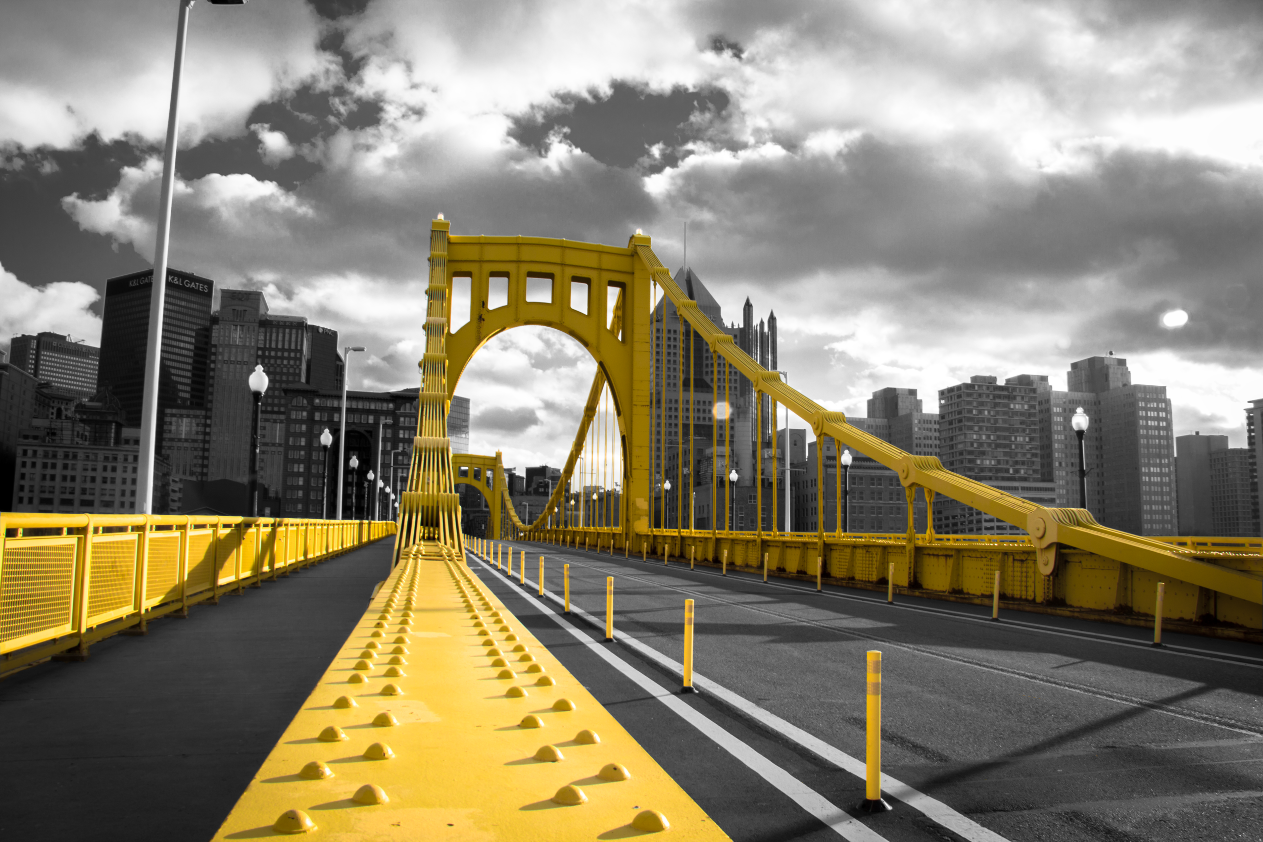 Roberto Clemente Bridge in Pittsburgh