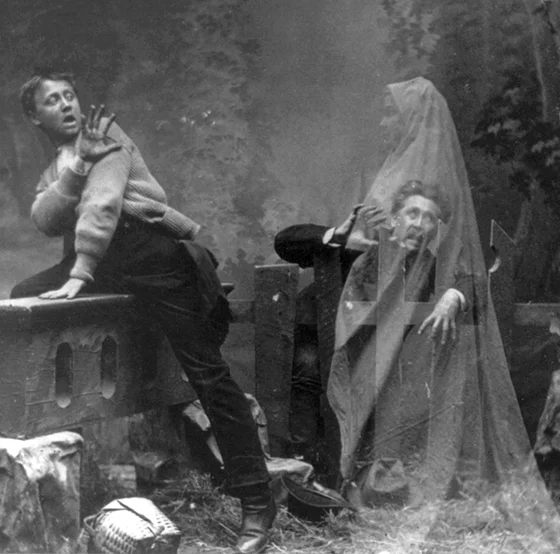 (old Victorian ‘ghost photography’)