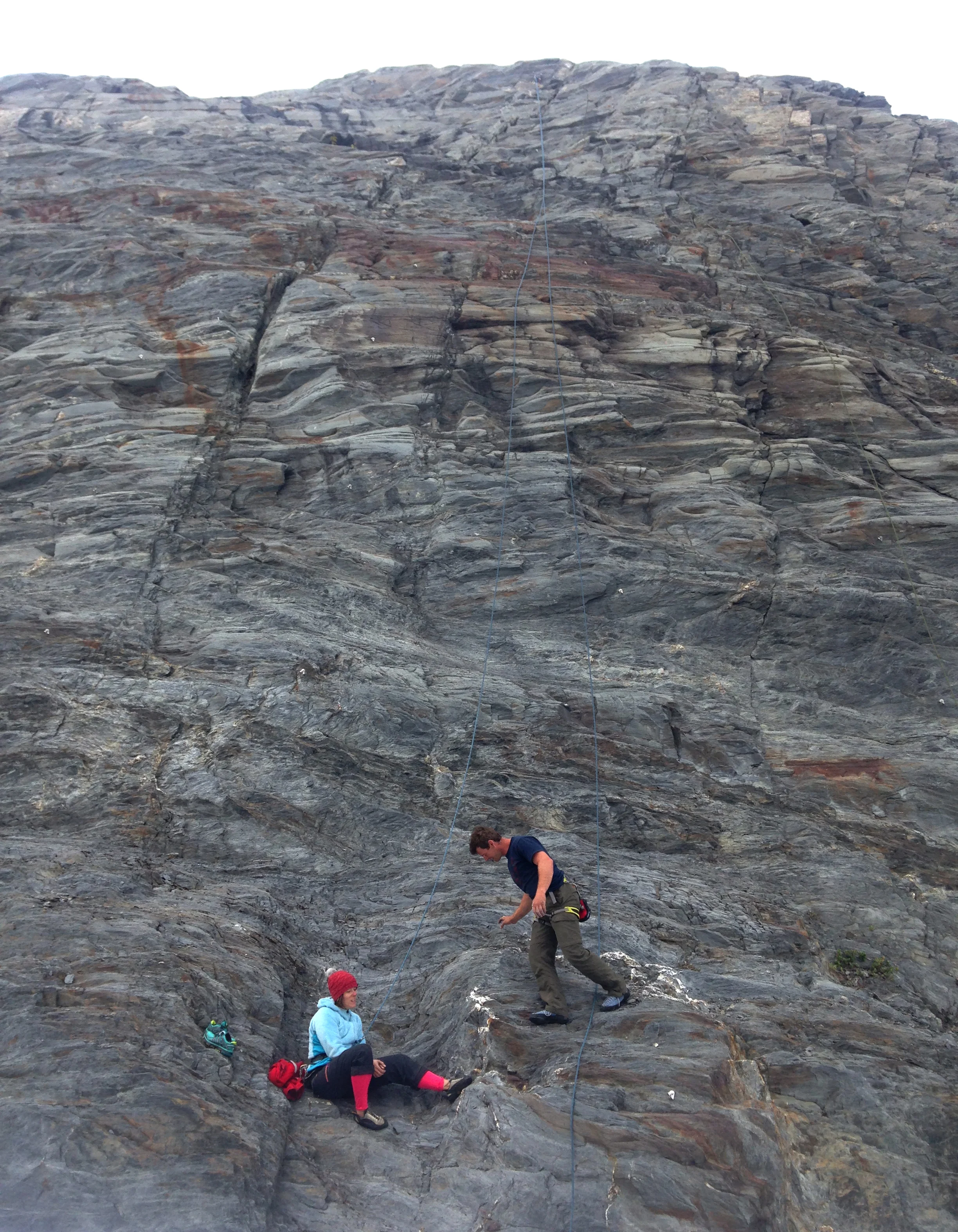 Climbing at Worthington Glacier