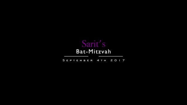 Sarit Lapin - Bat-Mitzvah Highlights