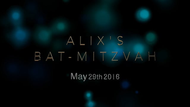 Alix Sunshine's Bat-Mitzvah Highlights