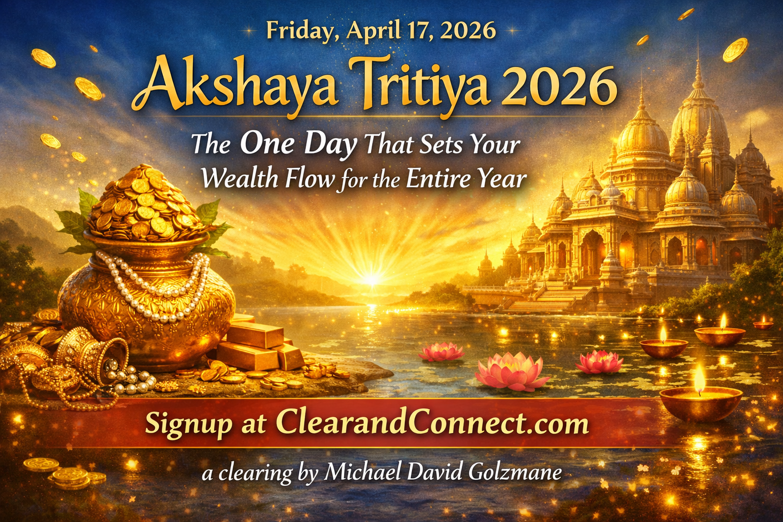 Friday, April 17, 2026 | Akshaya Tritiya 2026: The One Day That Sets Your Wealth Flow for the Entire Year