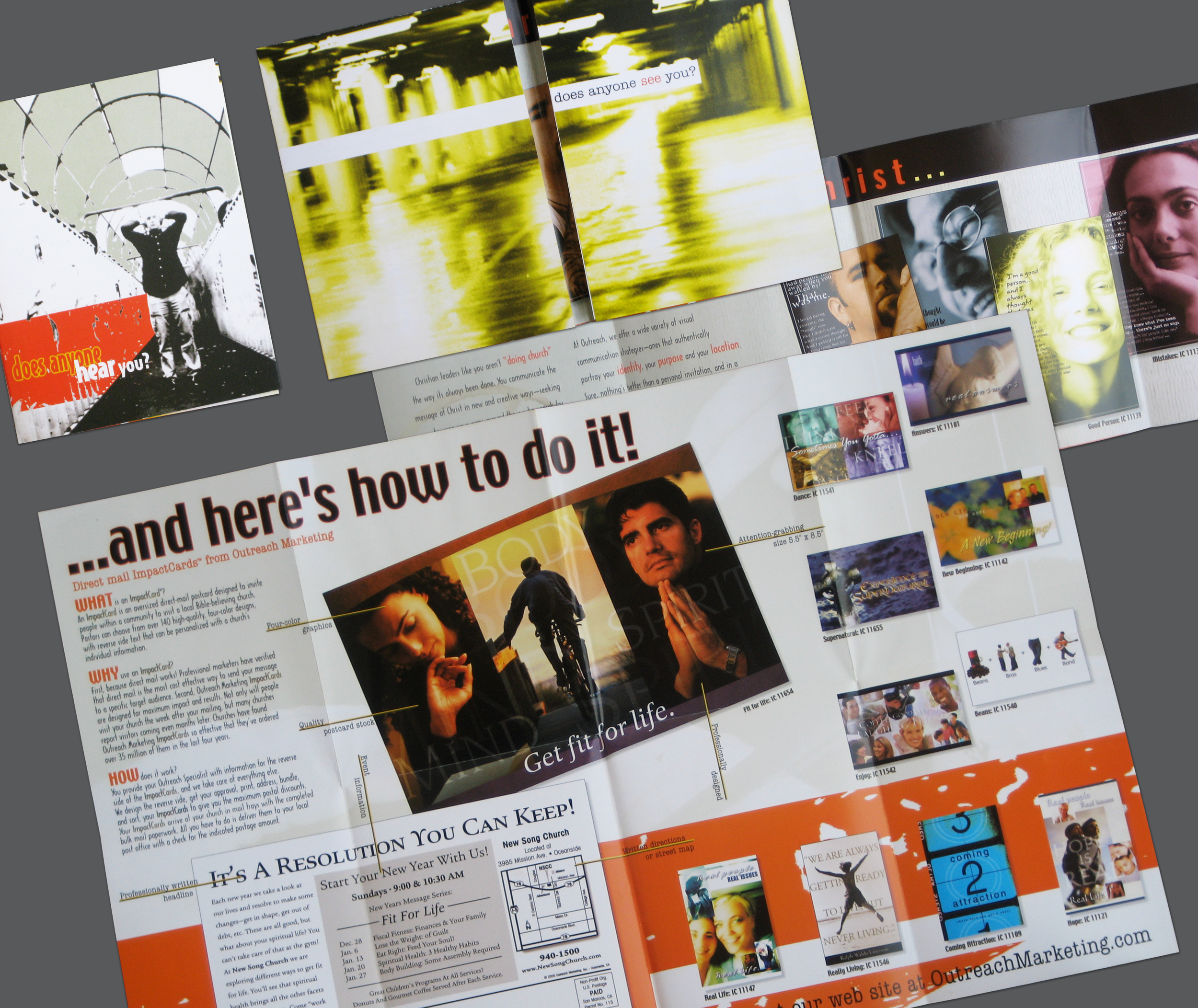 Custom Outreach Marketing brochure