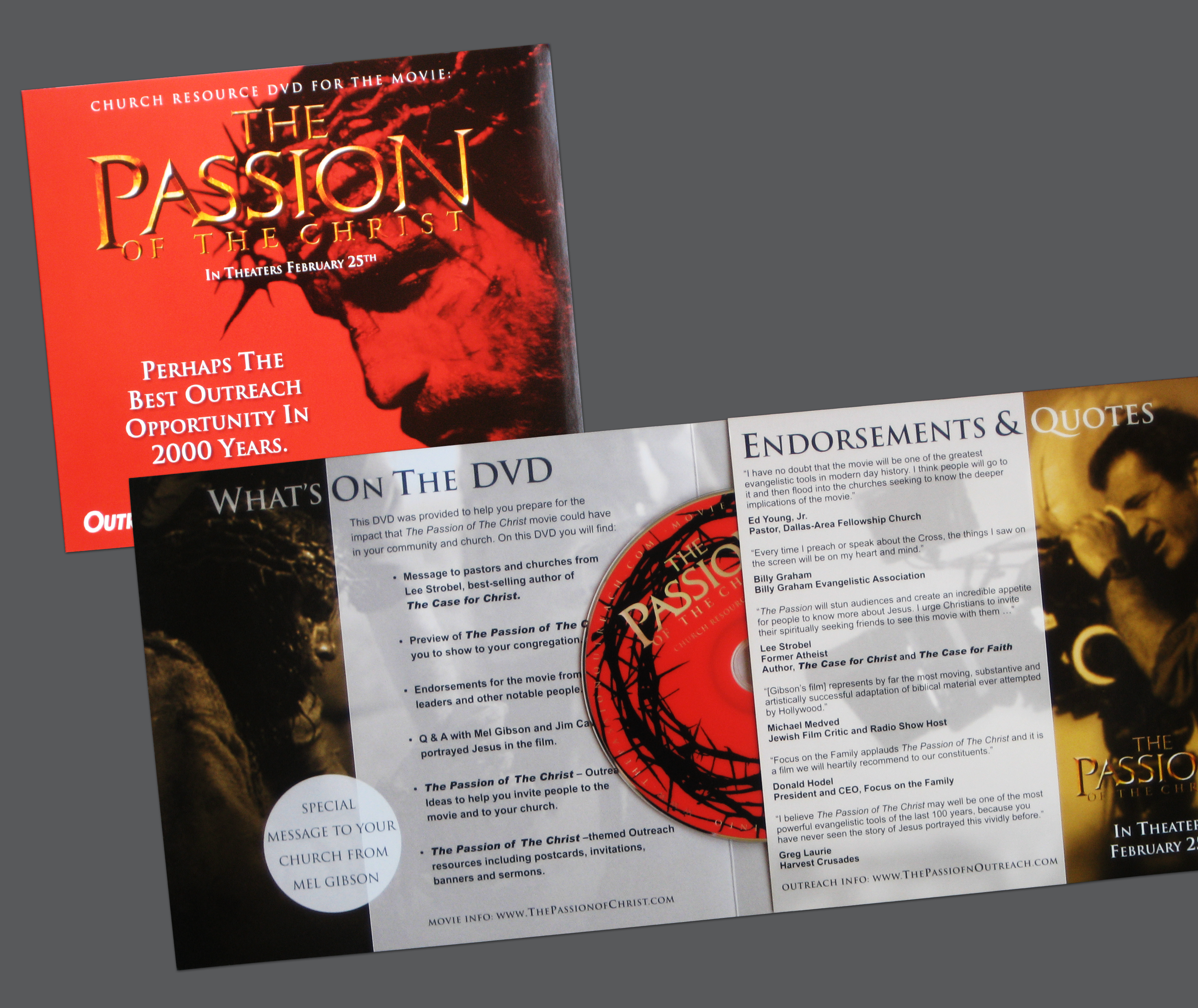 The Passion of The Christ DVD Campaign