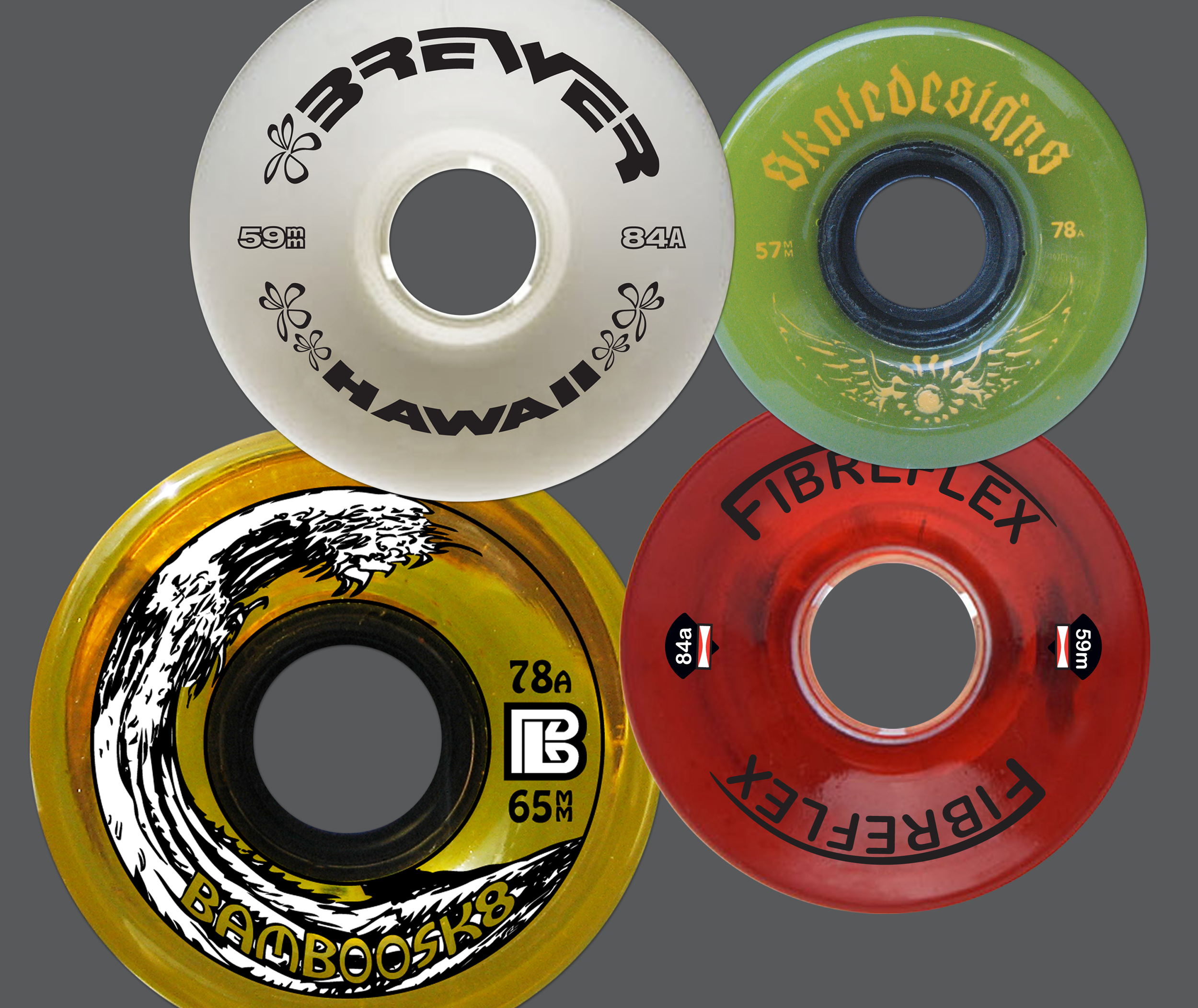 Skateboard Wheel Illustrations
