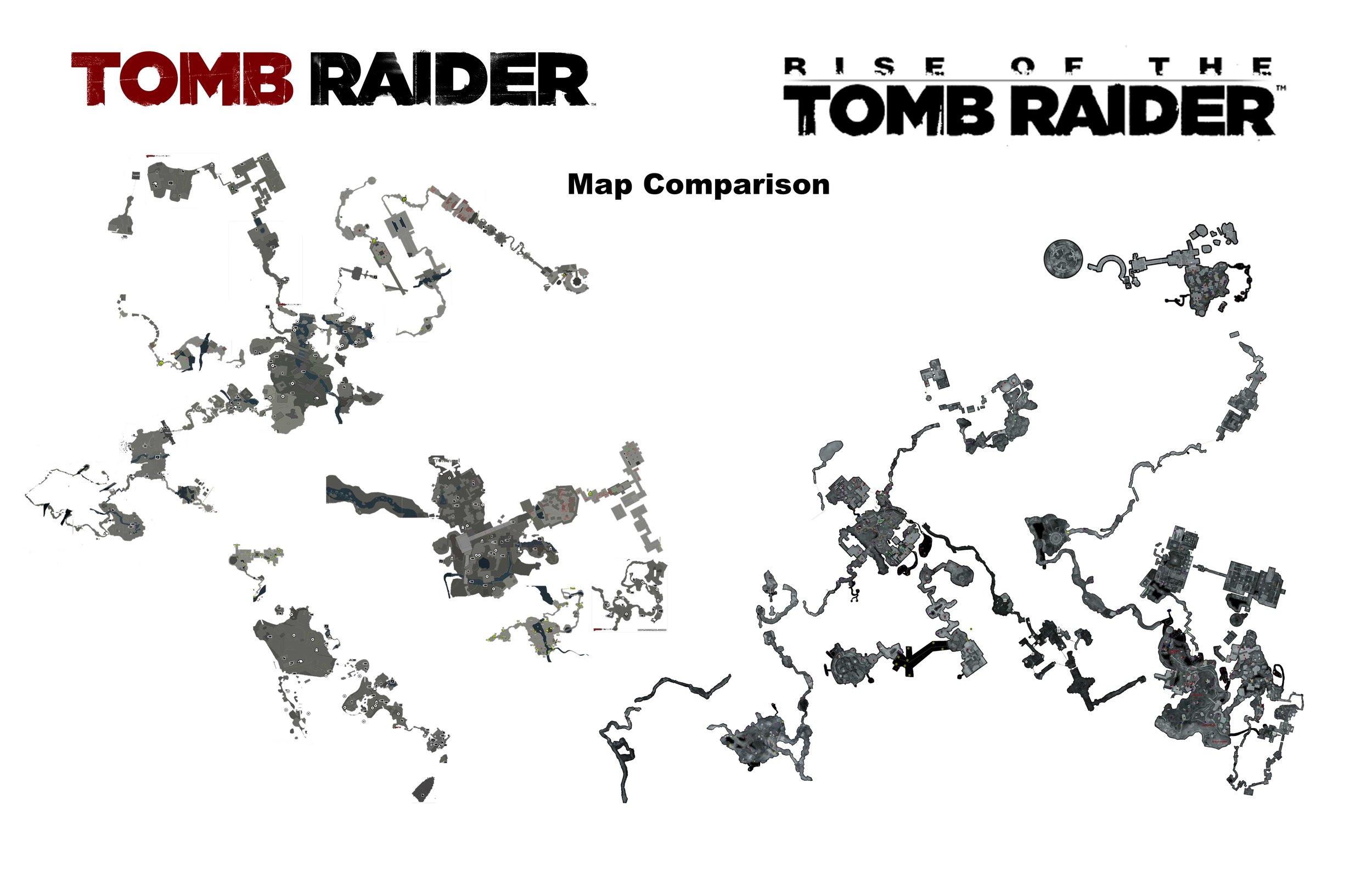  A comparison between game maps. Expect another addition for Shadow. 