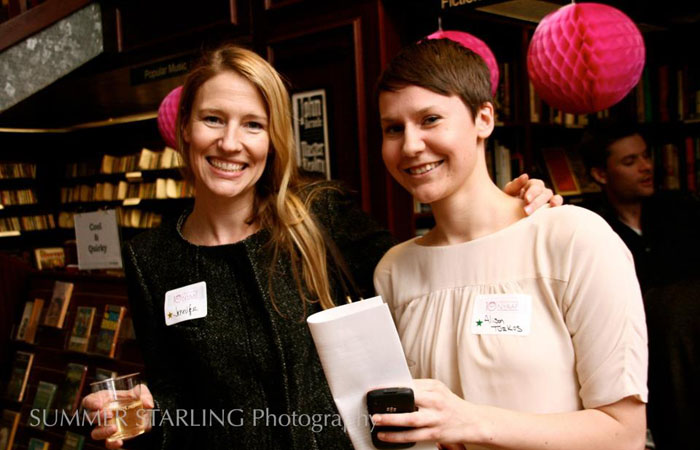 With Alison Turkos at the NYAAF 10 Year Anniversary Fundraiser, 2012