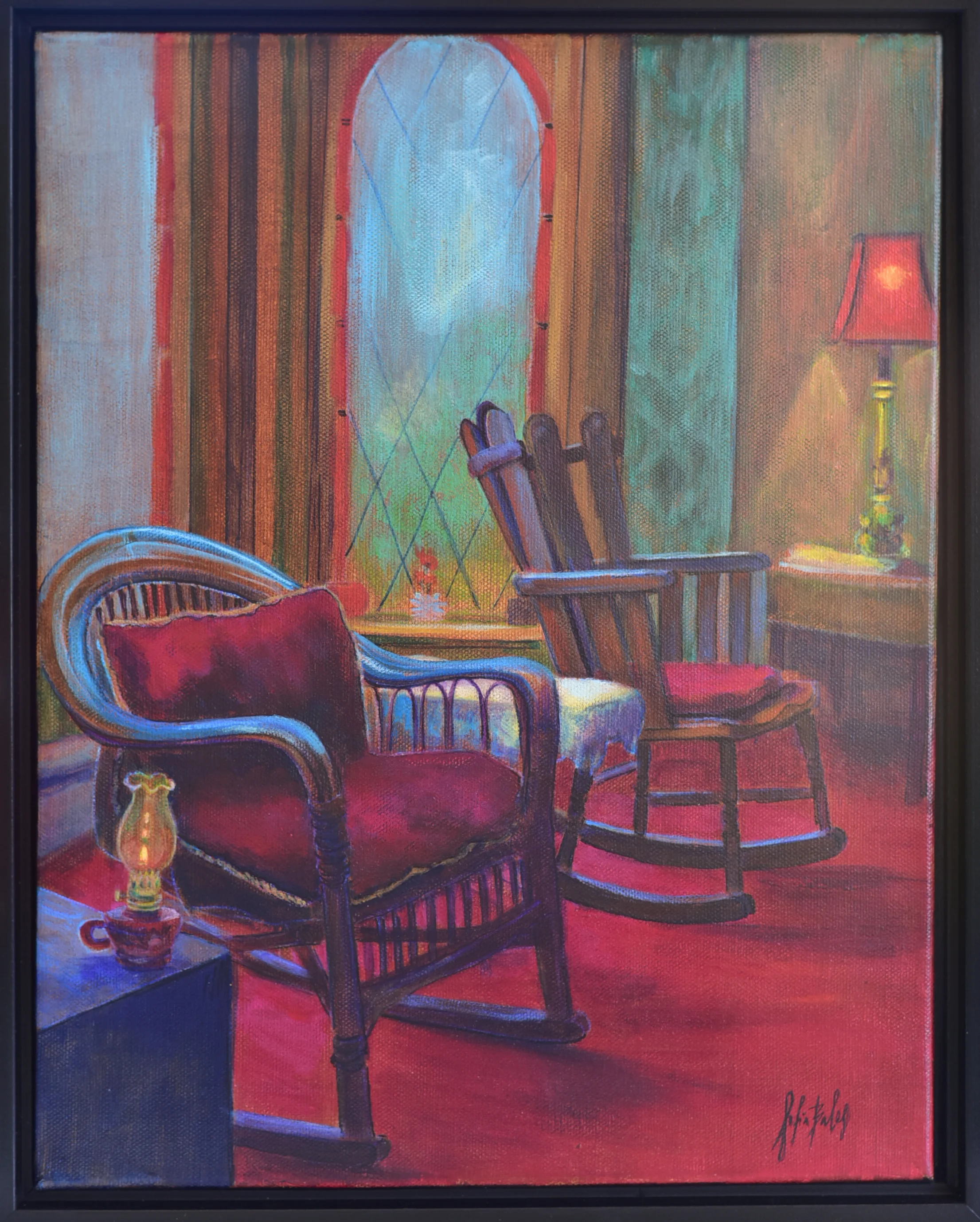 June Bradley Interior Sofia Balas "Two Chairs"