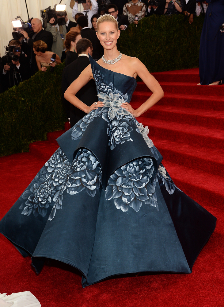 Karolina Kurkova in Marchesa