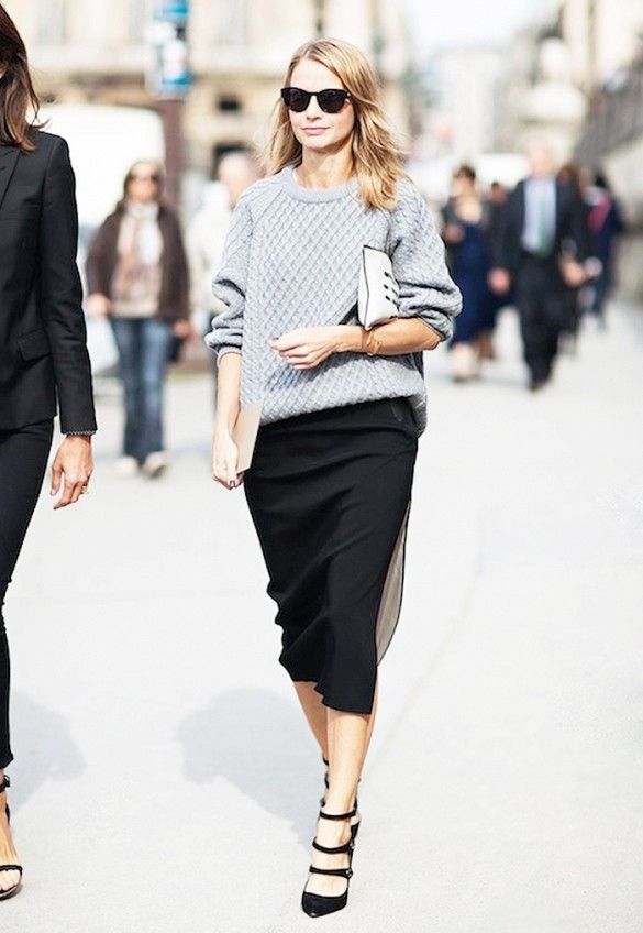 pencil skirt jumper
