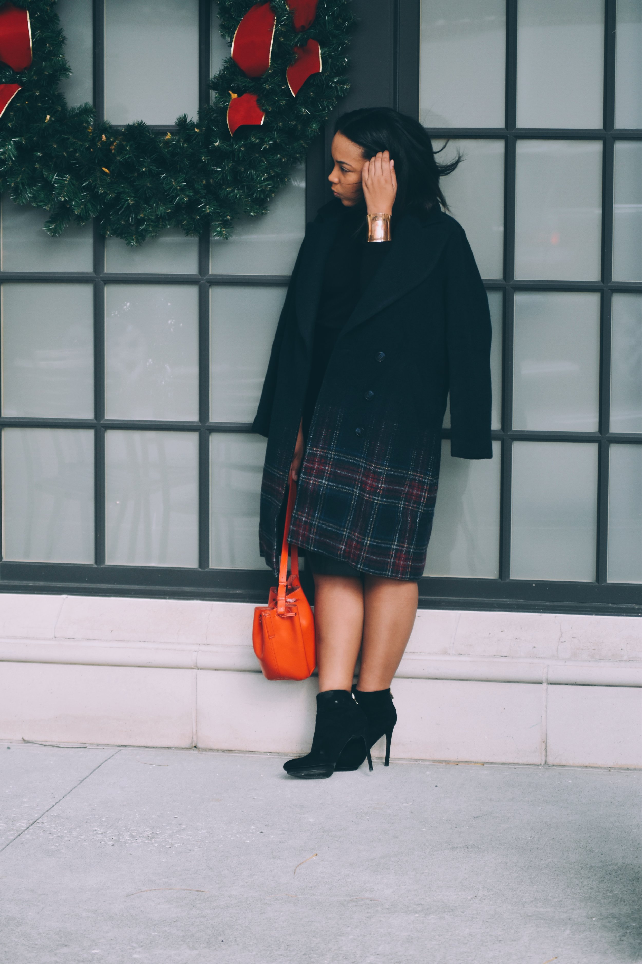PLAID OMBRE COAT — Robinson Style