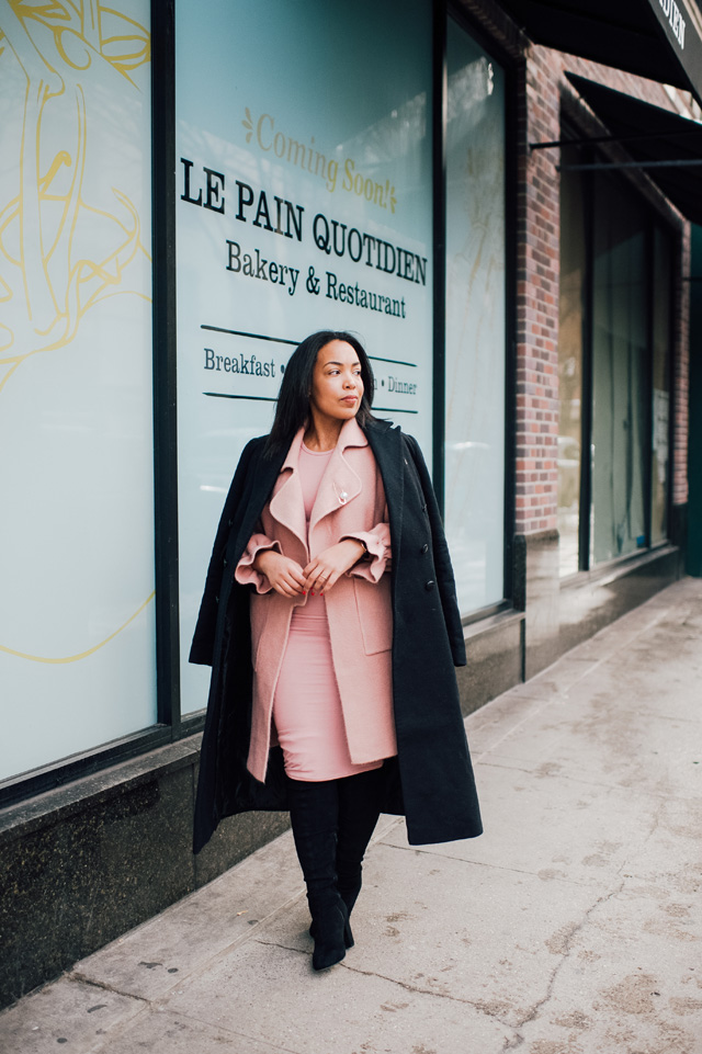 2-chicwish-blush-pink-coat-forever-21-pencil-dress-asos-black-coat-black-over-the-knee-boot-nyfw-streetstyle.jpg