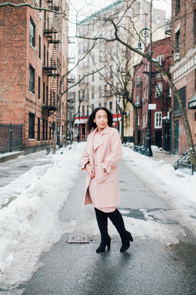 9-chicwish-blush-pink-coat-forever-21-pencil-dress-asos-black-coat-black-over-the-knee-boot-nyfw-streetstyle.jpg