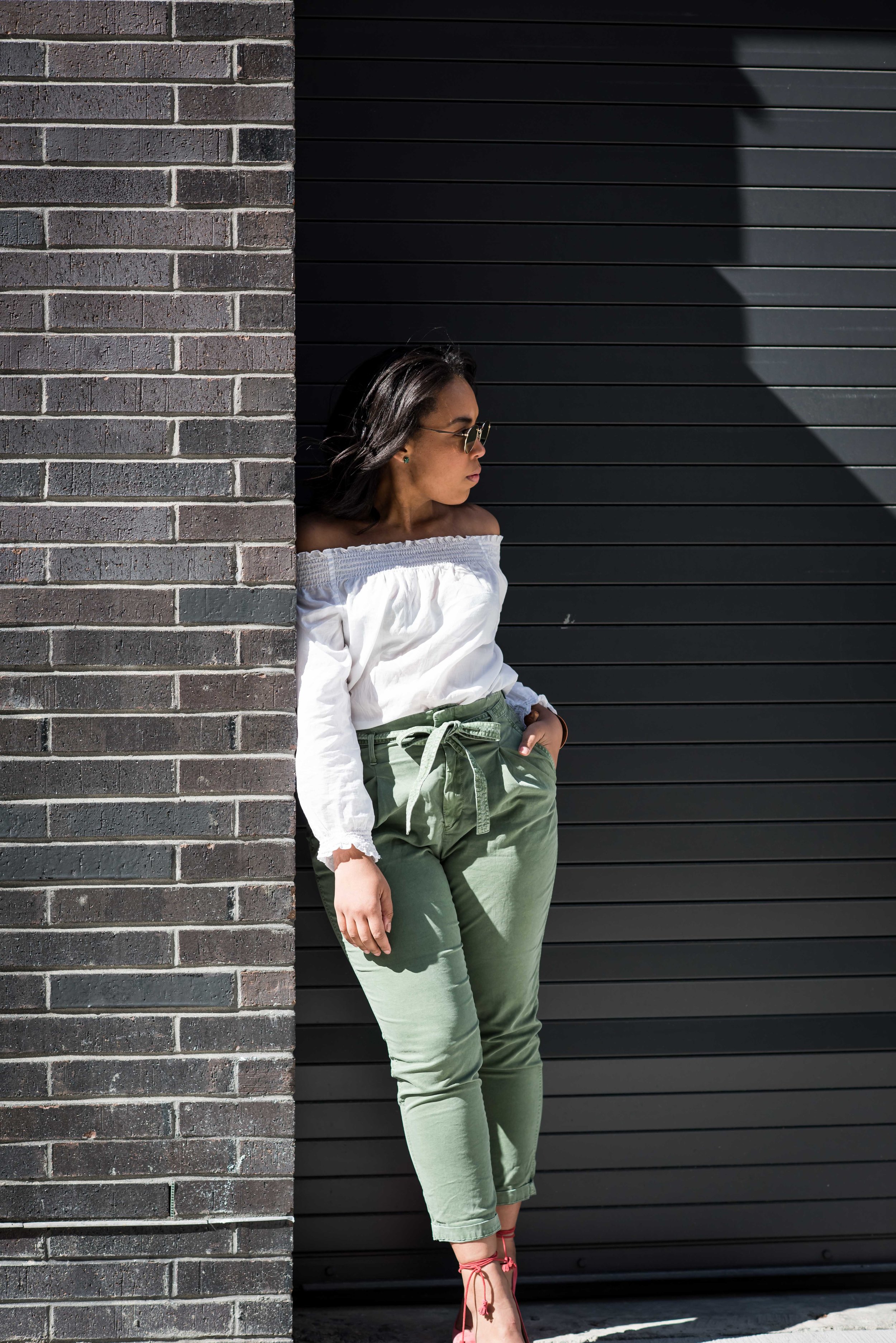 gap high rise chinos