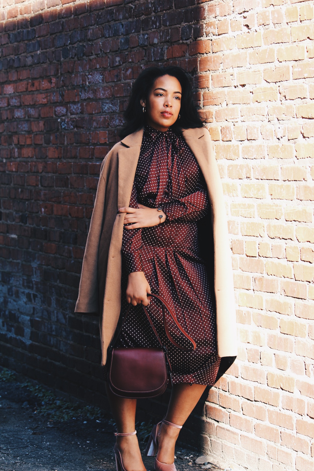 COORDINATES: ZARA POLKA BLOUSE & SKIRT  Robinson Style