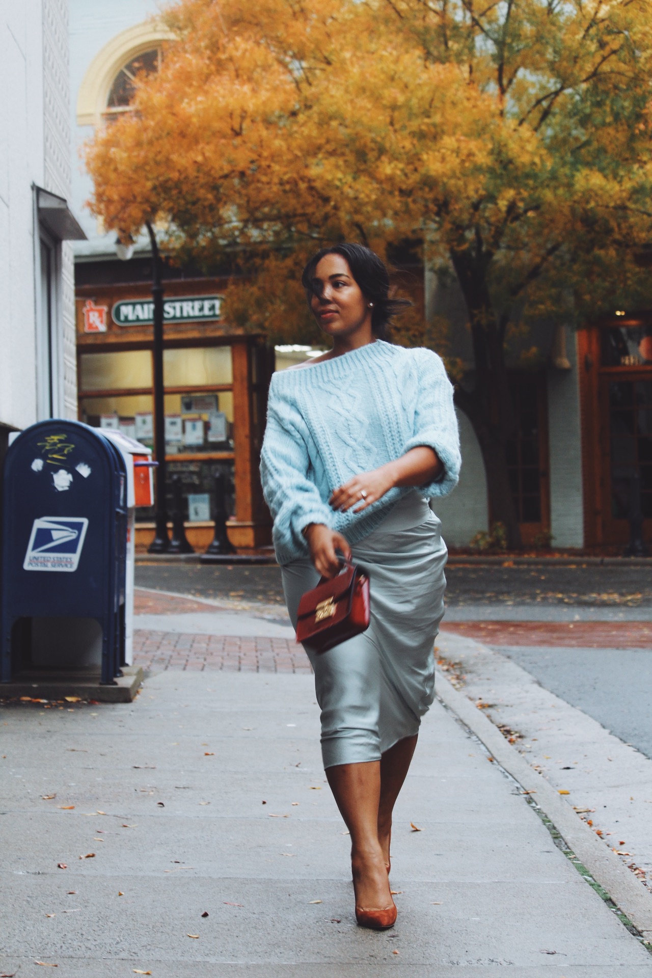 MANGO-cropped-sweater-free-people-normani-satin-skirt-steve-madden-daisie-pumps-chestnut-suede-5.JPG