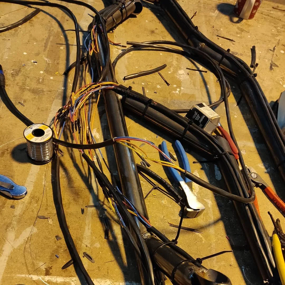 I've been doing a little wiring lately for a theater show
. .
.
#theatre #theatrelighting #theater #lightingdesign #stagelighting #led #ledtape #lx