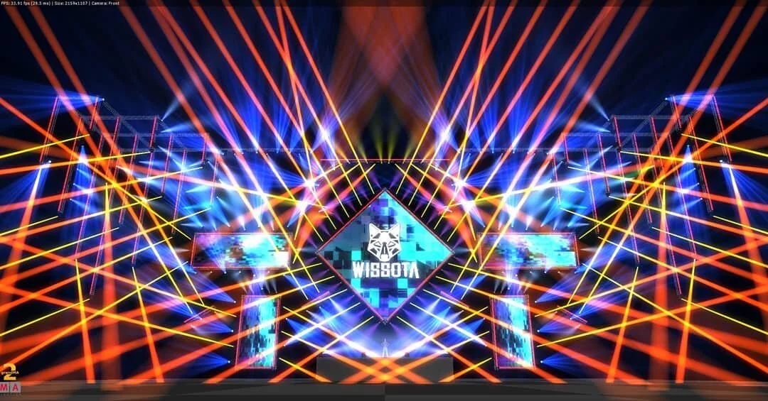 This stage is loud! Dedicated it to my good friend and colleague Erik @wissotamusic . I'll get to see him perform on a stage this large in the future.
.
.
.
#lookoftheday #lightingdesign #stagelighting #stagedesign #edmlighting #edmdesign #production