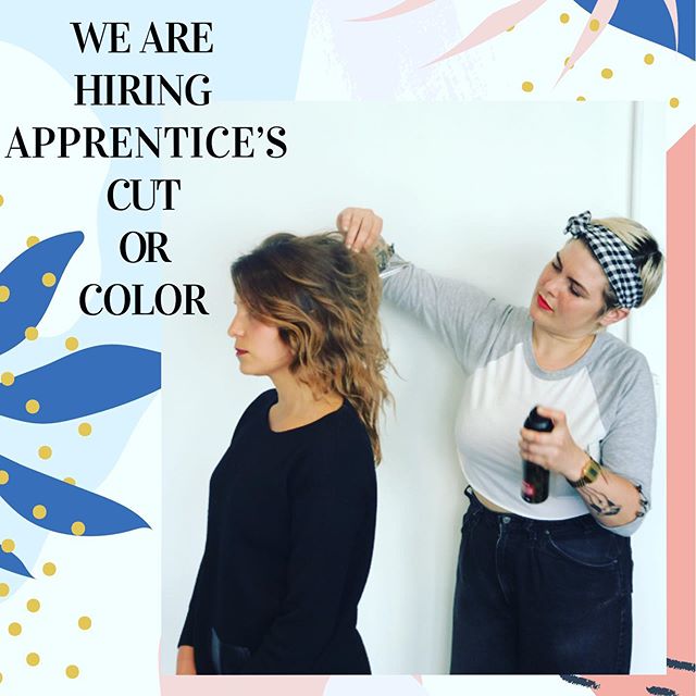 COME JOIN OUR CREW💥looking for apprentice&rsquo;s for cut or color. Email cowboysandangels1@gmail.com or DM for the details. #sfhair #sfcolor #sfstyle #sfsalon