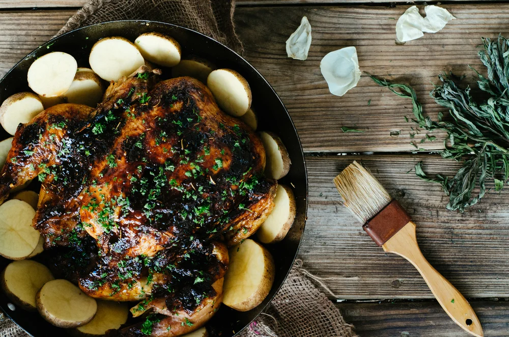 Roasted Honey Glazed Chicken