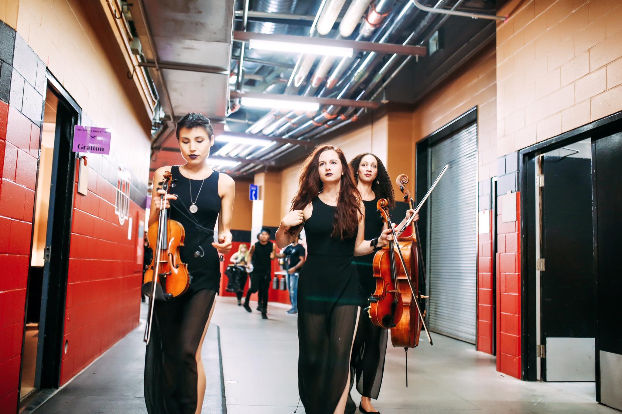 Heading to stage Ariana Grande Honeymoon Tour 2015 Photo by Jones Crow