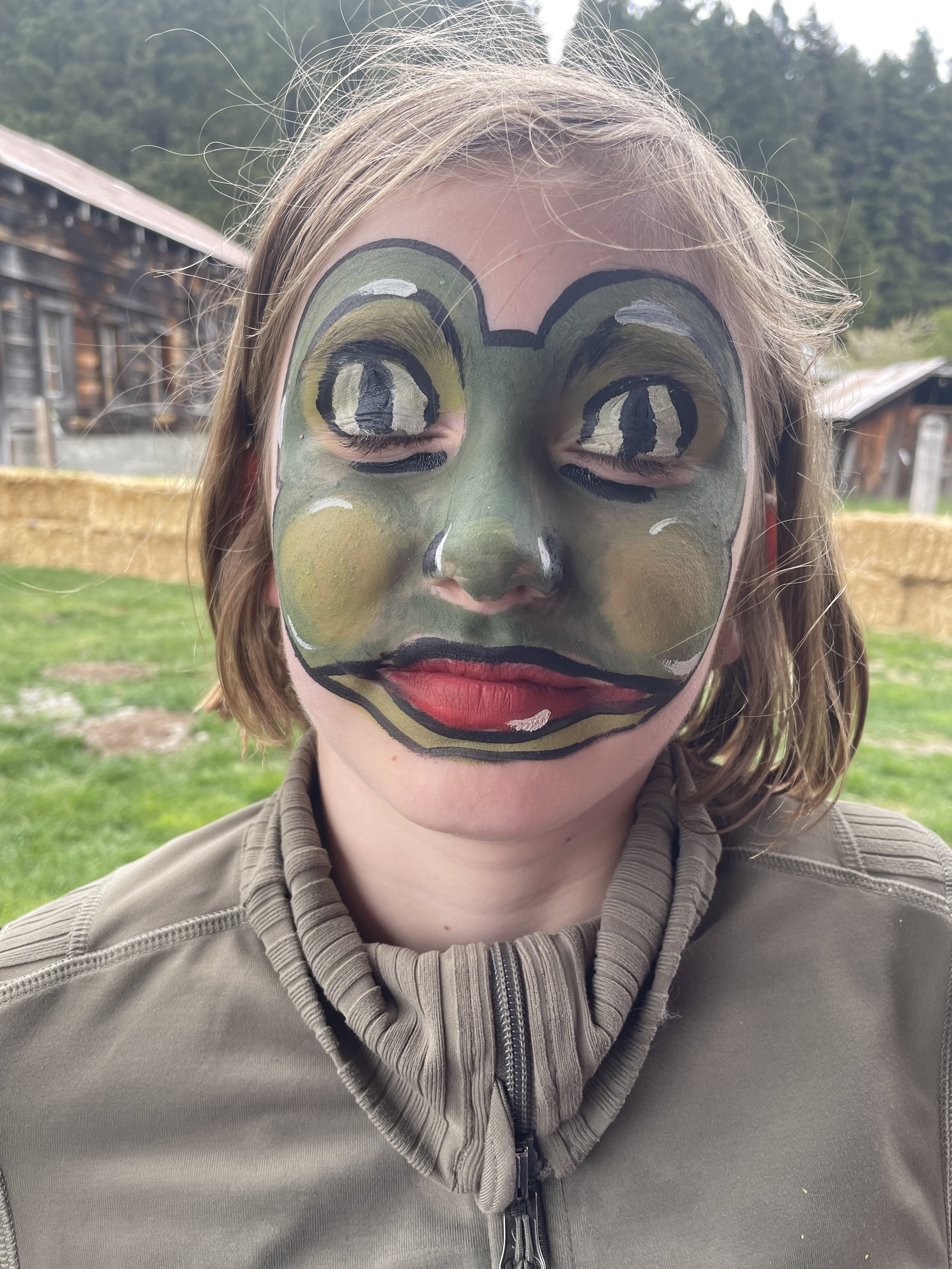 Frog Face Painting