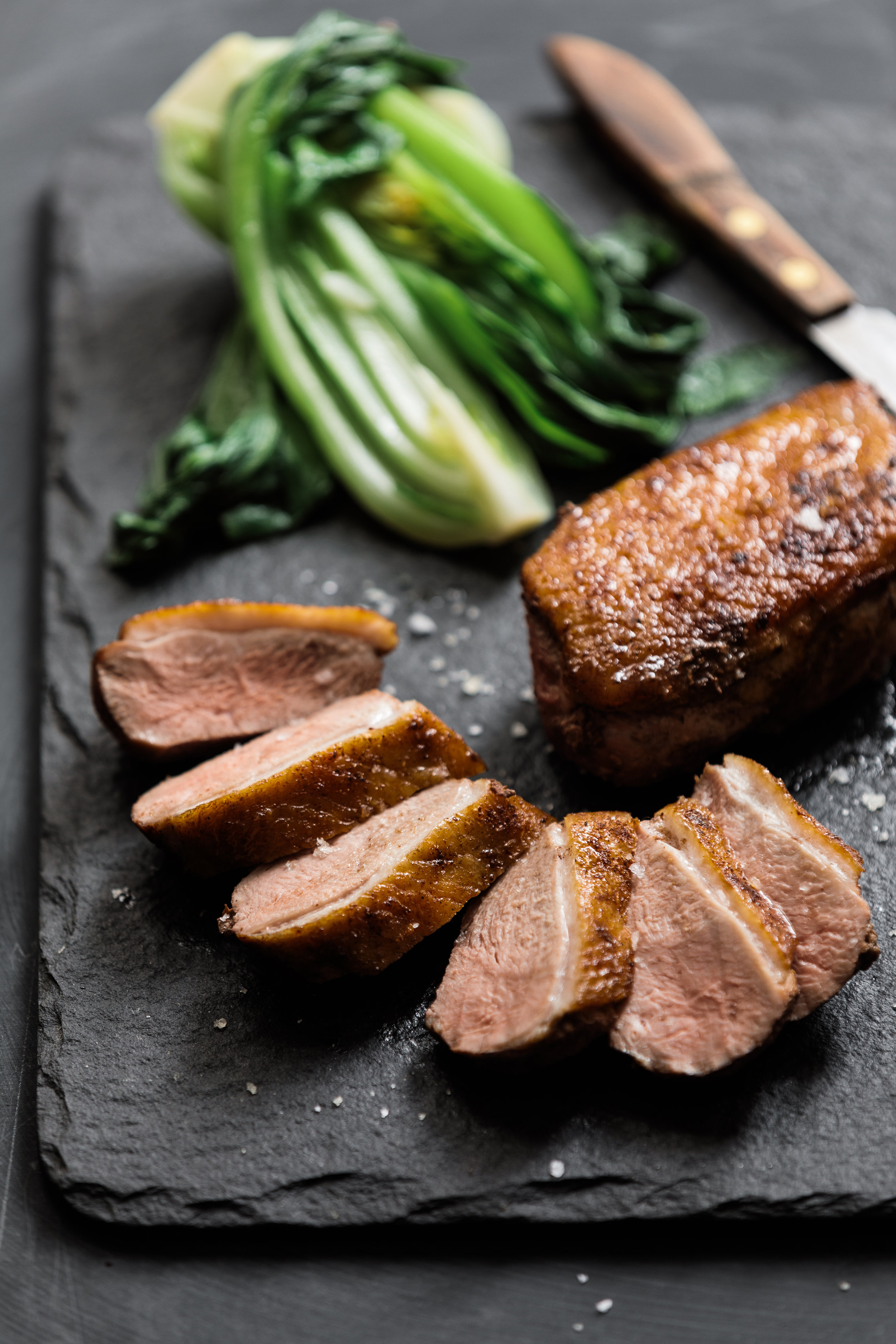 Duck Breast with Spiced Smoked Salt